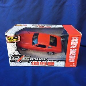 NEW Red '68 Mustang Fastback Remote Control Car 4+